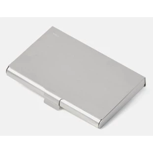 Porta-Cartão em Alumínio Fosco